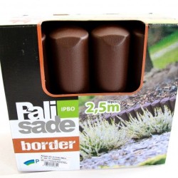 Trebor PALISADA záhradná 2,5m tmavá hnedá IPBO/R222