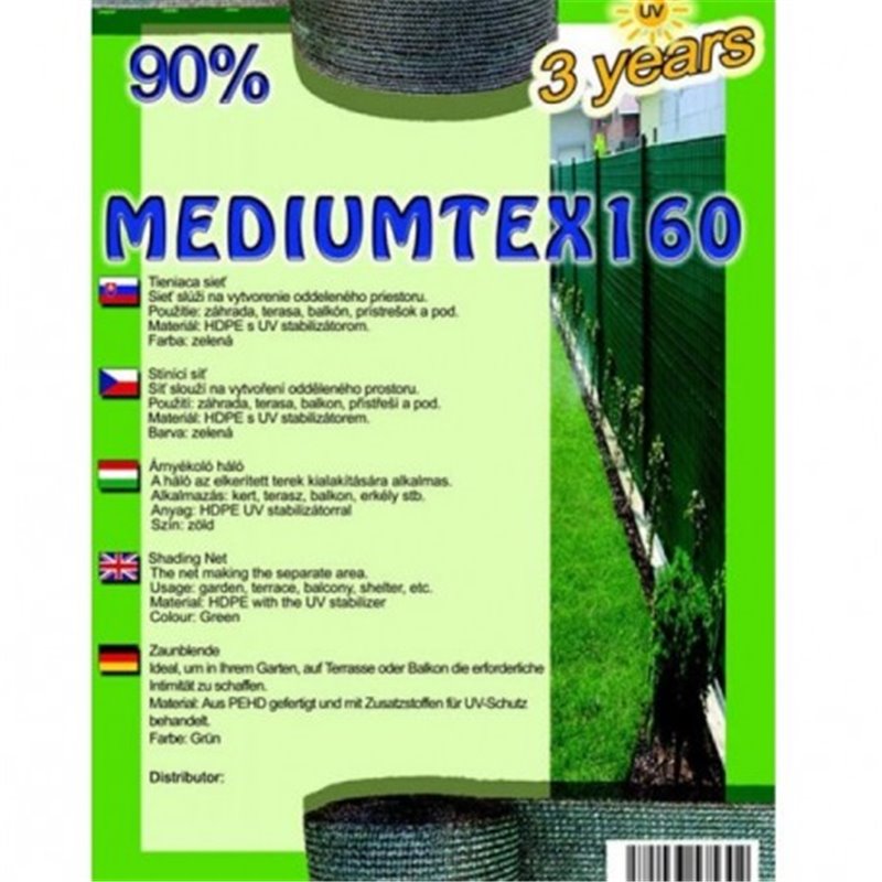 Trebor Sieť tieniaca Mediumtex 2x50m zelená 28547