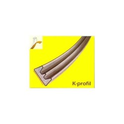 Trebor Tesnenie biele K-profil 6m 44057030