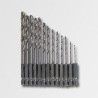STAVTOOL Vrtáky HSS 1,5-6,5mm 6-hranný úchyt sada 13 dielov P26213