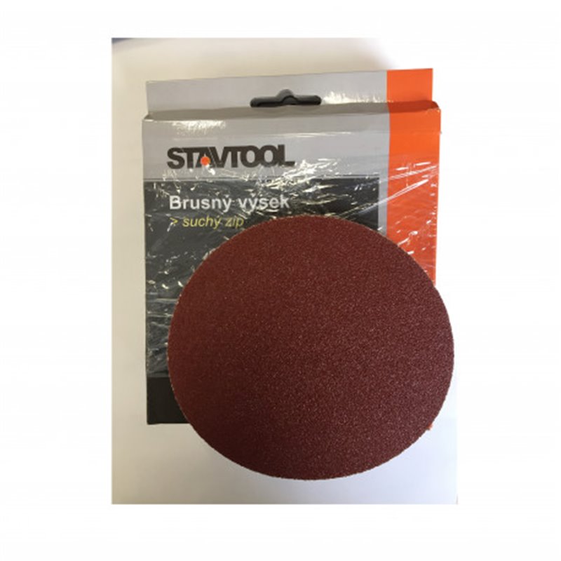 STAVTOOL Výsek - suchý zips p125mm/P40 KL04604