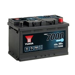 YUASA 75 Ah Autobatéria12V EFB ,700 A ,YBX7096