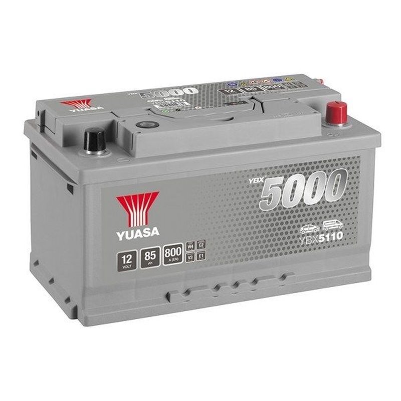 YUASA 85 Ah Autobatéria12V ,800 A ,YBX5110