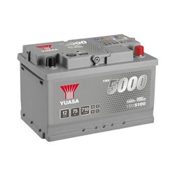 YUASA 75Ah Autobatéria12V , 710A , YBX5100