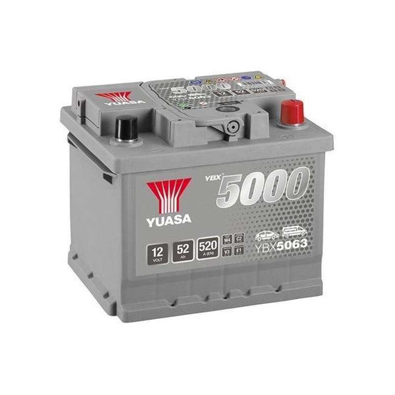YUASA 52Ah Autobatéria12V , 520A , YBX5063
