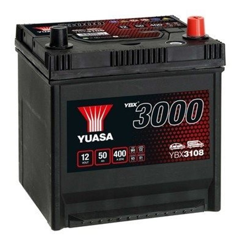 YUASA 50 Ah Autobatéria12V ,400 A , YBX3108