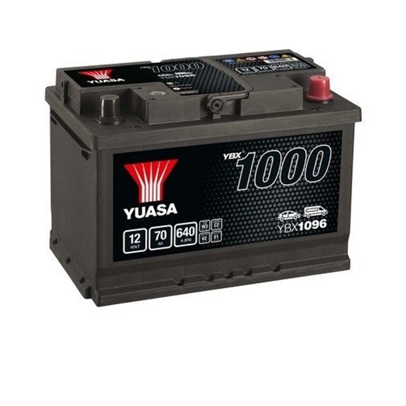 YUASA 70Ah Autobatéria12V , 640A , YBX1096