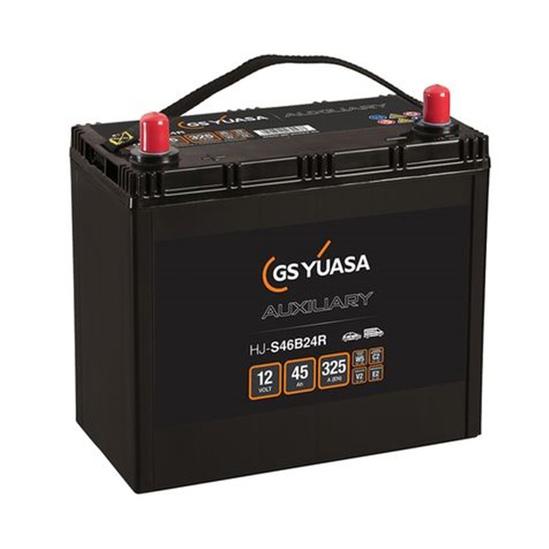 YUASA 45Ah Autobatéria12V , 325A , HJ-S46B24R