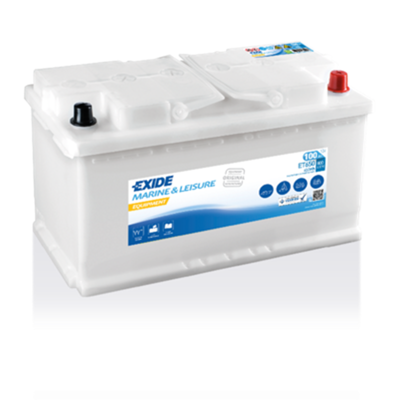 EXIDE EQUIPMENT 100AhAutobatéria 12V, 800A , ET650