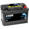 EXIDE Classic 65AhAutobatéria 12V , 540A , EC652