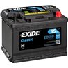 EXIDE Classic 55AhAutobatéria 12V , 460A , EC550