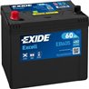EXIDE Excell 60Ah Autobatéria, 12V , 480A , ĽAVÁ !!! EB605