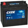 EXIDE Excell 45Ah Autobatéria, 12V , 330A , ĽAVÁ !!! EB455