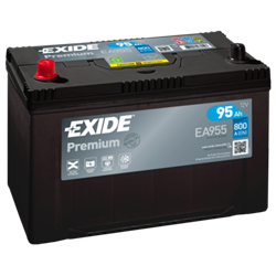 EXIDE Premium 95AhAutobatéria 12V ,800A - ĽAVÁ !!! EA955