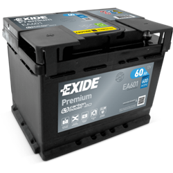 EXIDE Premium 60AhAutobatéria 12V , 600A, EA601 - Ľavá !!! EA601
