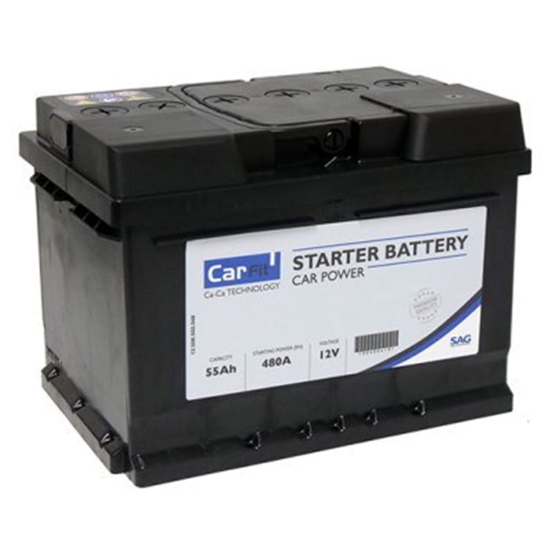 CARFIT 55AH Autobatéria12V , 480A , CARBAT05005