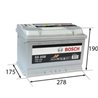 BOSCH S5 77Ah Autobatéria12V , 780A , 0 092 S50 080