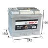 BOSCH S5 63Ah Autobatéria12V , 610A , 0 092 S50 050