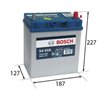 BOSCH S4 40Ah Autobatéria12V , 330A , 0 092 S40 180