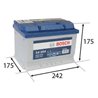 BOSCH S4 60Ah Autobatéria12V , 540A , 0 092 S40 040