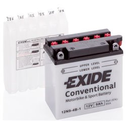 EXIDE motobatéria, 9Ah, 85A, 12V, 12N9-4B-1