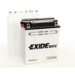 EXIDE motobatéria 12 V, 12 Ah, 165 A, EB12A-A