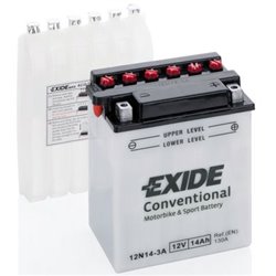 EXIDE motobatéria 12V , 14AH , 130A , 12N14-3A