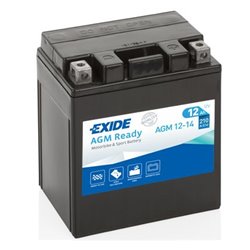 EXIDE motobatéria 12 V, 14 Ah, 210 A, AGM12-14