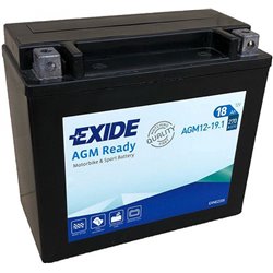 EXIDE motobatéria AGM 12 V, 18 Ah, 270 A, AGM12-19.1