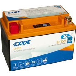 EXIDE Li-ion motobatéria 12 V, 2,3 Ah, 180 A, ELTX9