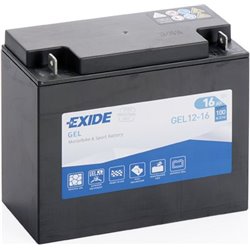 EXIDE motobatéria 12 V, 16 Ah, 100 A, GEL12-16