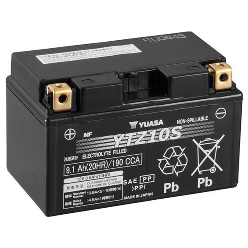 YUASA motobatéria 12 V, 9,1 Ah, YTZ10S