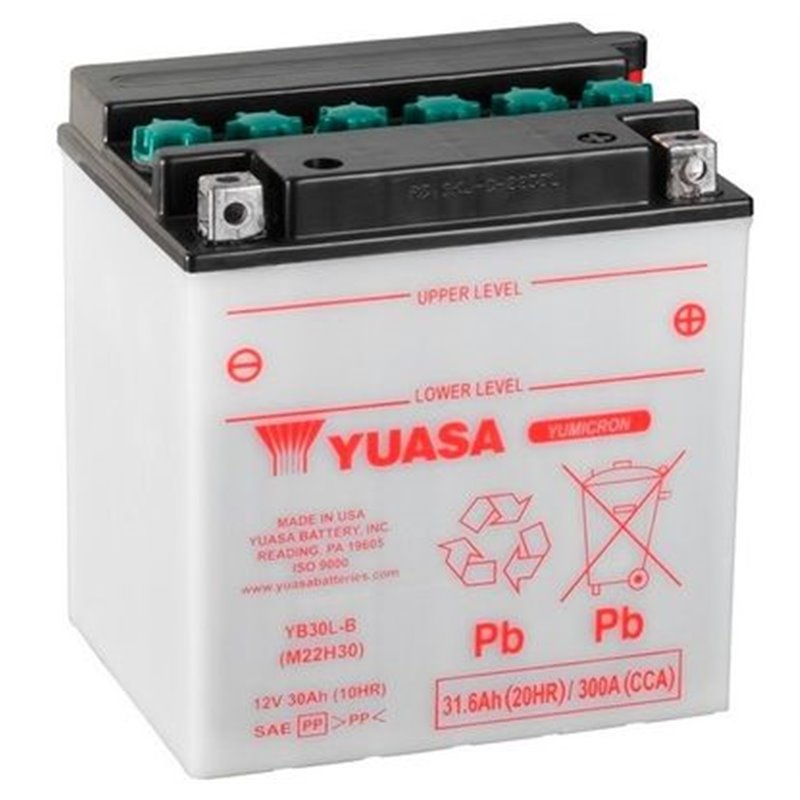 YUASA motobatéria 12 V, 31,6 Ah, 300A, YB30L-B