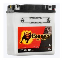 Banner Bike Bull 3AH Motobatéria 12V 32A YB3L-B 50313