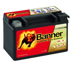 Banner RUNNIG BULL BLACK UP AGM, 12V, 9Ah Motobatéria, 509 00