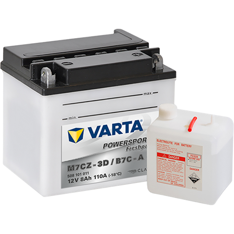 VARTA motobatéria 12V 8AH 110A M7CZ-3D 508 101 011