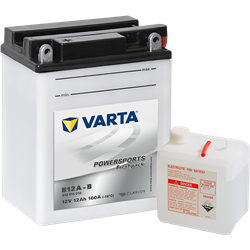 VARTA motobatéria 12V 12AH 160A B12A-B 512 015 016