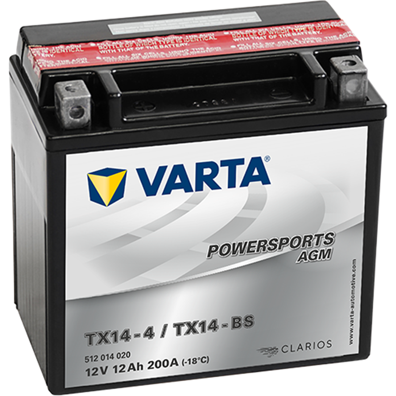VARTA motobatéria 12V AGM , 12AH , 200A ,512014020I314