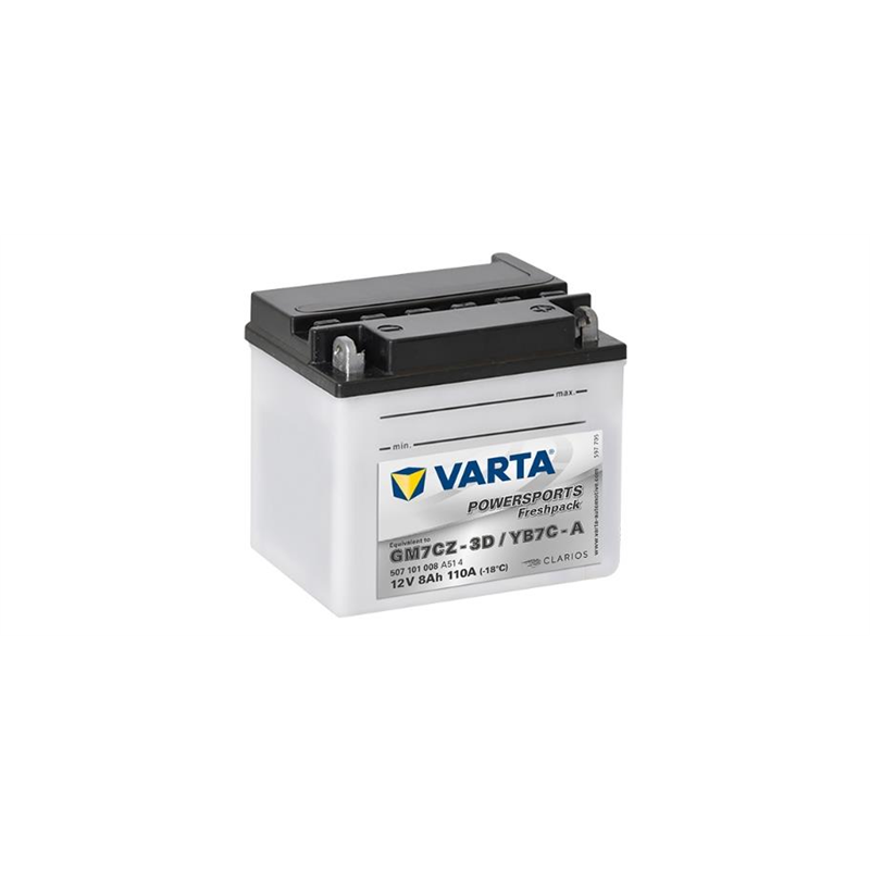 VARTA motobatéria 12V 8AH 110A YB7C-A 507 101 008