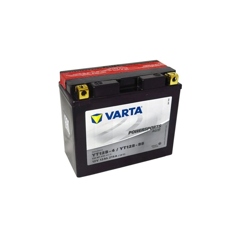 VARTA motobatéria AGM 12V 12AH 215A YT12B-BS 512 901 019