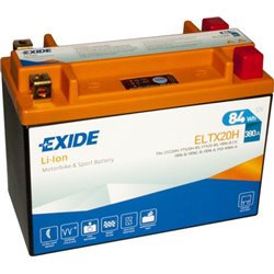 EXIDE Li-ion motobatéria 12 V, 7 Ah, 380 A, ELTX20H