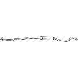 Stredný tlmič výfuku BOSAL 295-615