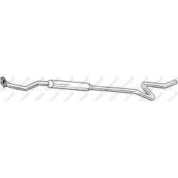 Stredný tlmič výfuku BOSAL 288-135