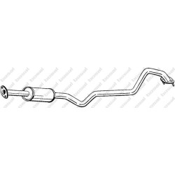 Stredný tlmič výfuku BOSAL 285-073
