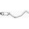 Stredný tlmič výfuku BOSAL 281-201