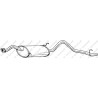 Koncový tlmič výfuku BOSAL 284-709