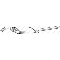 Koncový tlmič výfuku BOSAL 281-777