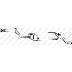 Koncový tlmič výfuku BOSAL 279-693