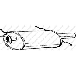 Koncový tlmič výfuku BOSAL 171-259