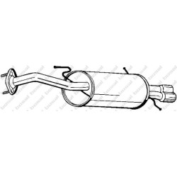Koncový tlmič výfuku BOSAL 171-209